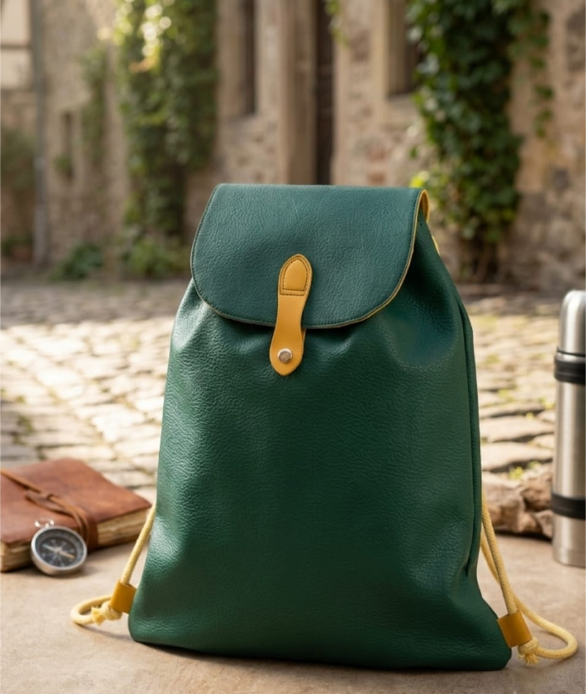 Rucksack aus Kunstleder / Lack